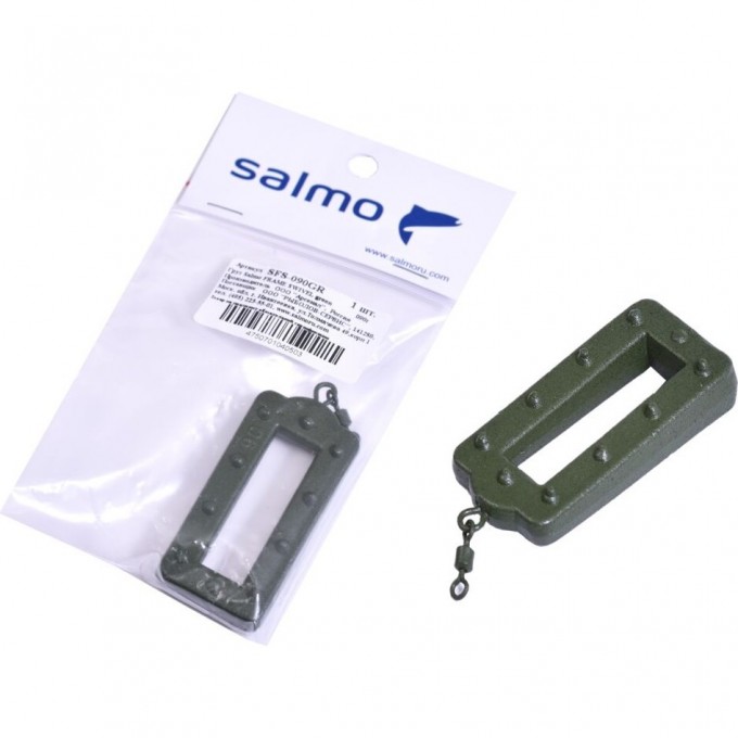 Груз SALMO Frame Swivel green 090г SFS-090GR Груз SALMO Frame Swivel green 090г SFS-090GR