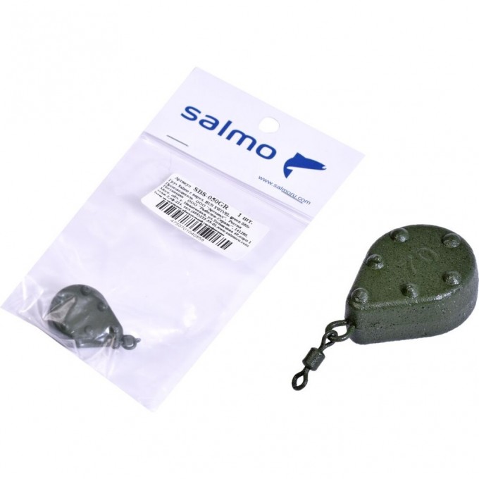 Груз SALMO с вертлюгой Bun Swivel green 050г SBS-050GR Груз SALMO с вертлюгой Bun Swivel green 050г SBS-050GR