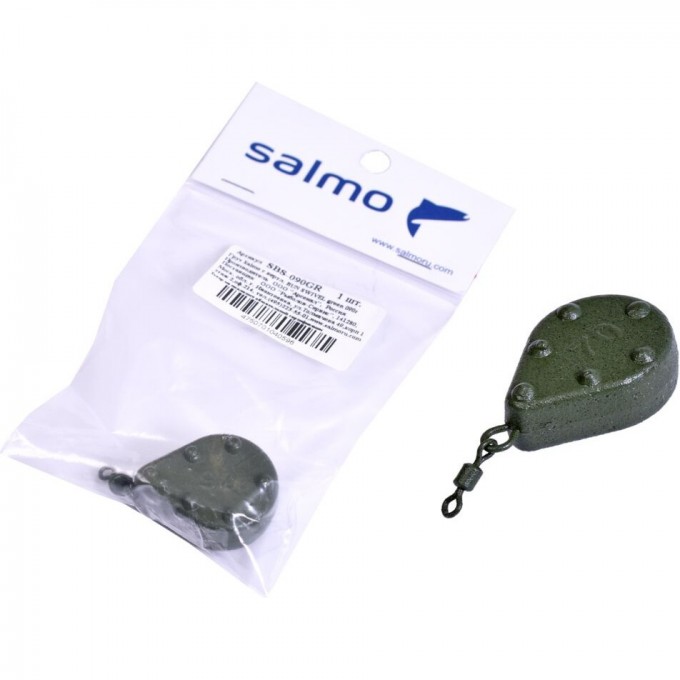 Груз SALMO с вертлюгой Bun Swivel green 090г SBS-090GR Груз SALMO с вертлюгой Bun Swivel green 090г SBS-090GR