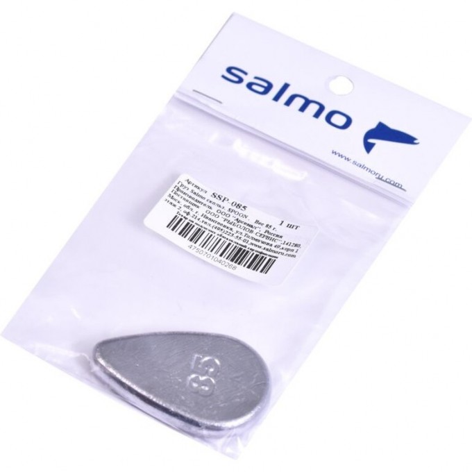 Груз SALMO Spoon скользящий 085г SSP-085 Груз SALMO Spoon скользящий 085г SSP-085