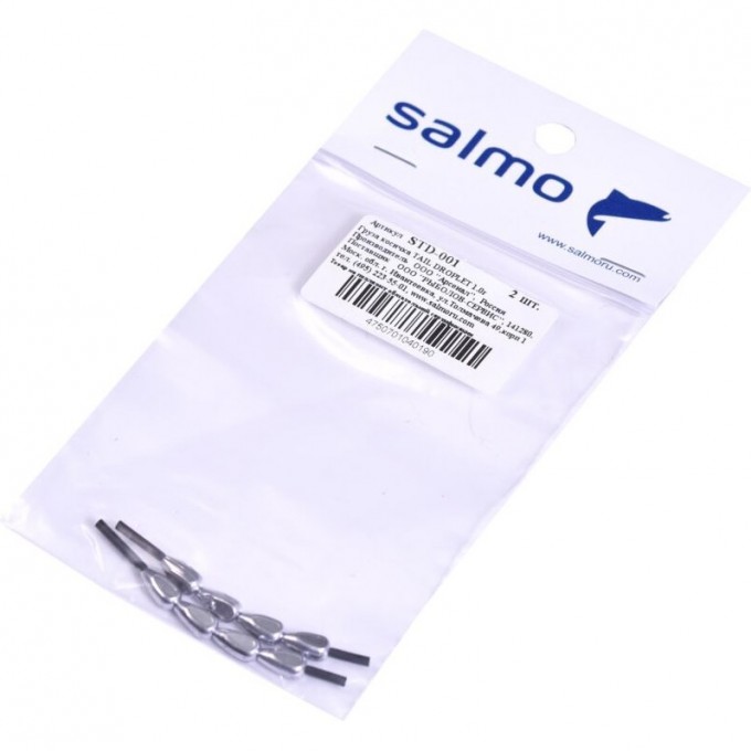 Груза косичка SALMO Tail Droplet 1.0г 2Шт STD-001 Груза косичка SALMO Tail Droplet 1.0г 2Шт STD-001