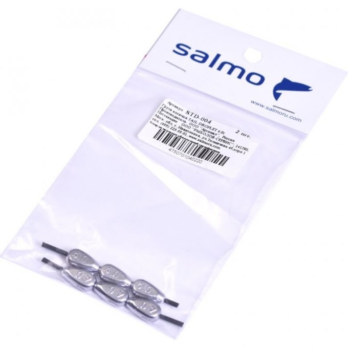 Груза косичка SALMO Tail Droplet 4.0г 2Шт STD-004 Груза косичка SALMO Tail Droplet 4.0г 2Шт STD-004