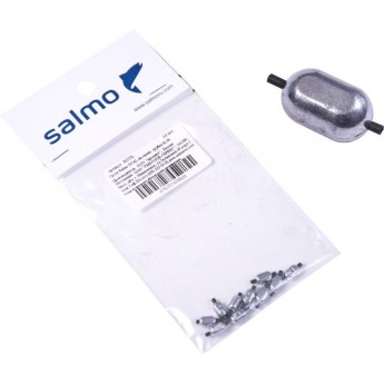 Груза SALMO Oval на силиконовой трубке 01.0г 10шт