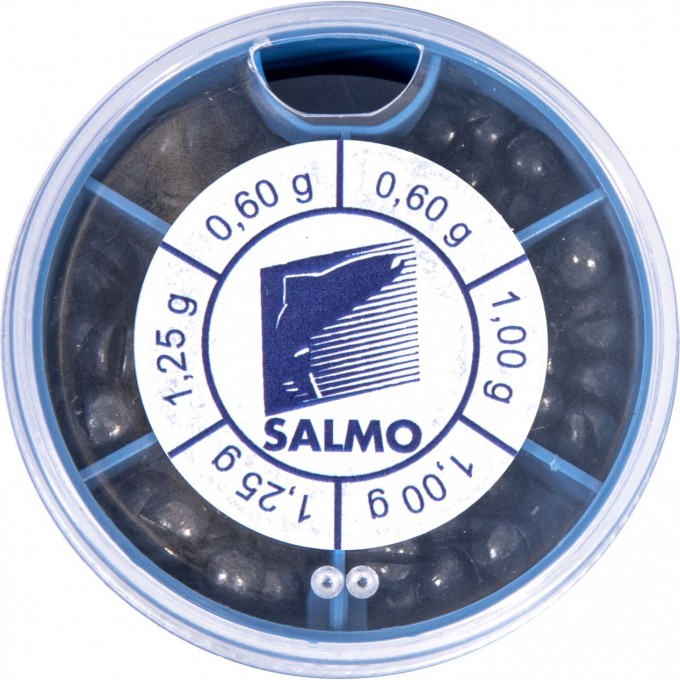 Грузила SALMO Дробинка Pl 6 секций крупные 070г набор 1007-KP70 Грузила SALMO Дробинка Pl 6 секций крупные 070г набор 1007-KP70