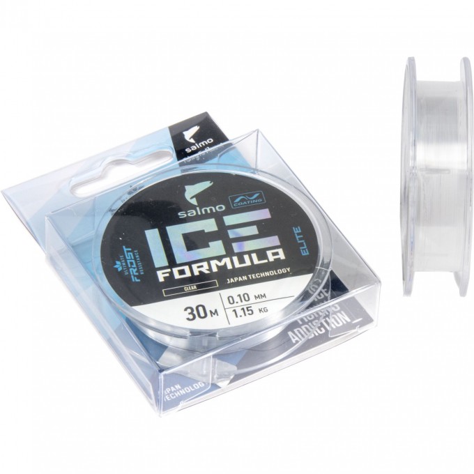 Леска монофильная зимняя SALMO ELITE ICE FORMULA CLEAR 030/020 4514-020 Леска монофильная зимняя SALMO ELITE ICE FORMULA CLEAR 030/020 4514-020