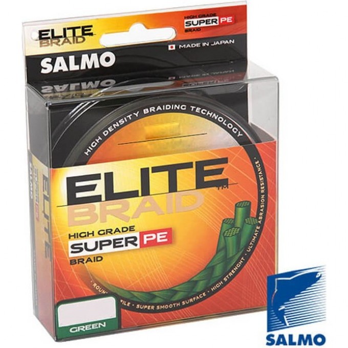Леска плетёная SALMO Elite Х4 Braid Dark Gray 125/008 4950-008 Леска плетёная SALMO Elite Х4 Braid Dark Gray 125/008 4950-008