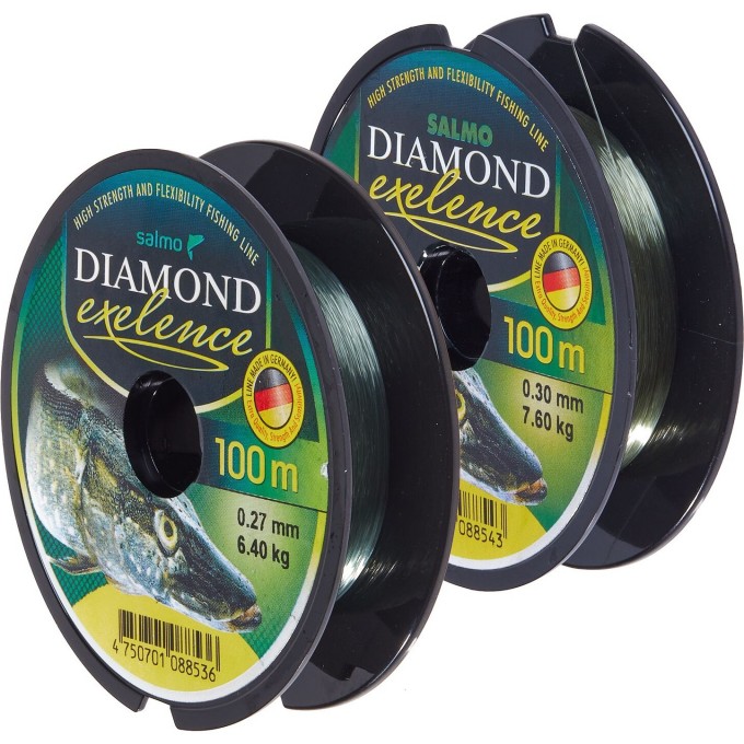 Набор лесок монофильных SALMO DIAMOND EXELENCE ЛИНЬ/КАРП/КРУПНАЯ РЫБА 2шт 4027TCBF-SET Набор лесок монофильных SALMO DIAMOND EXELENCE ЛИНЬ/КАРП/КРУПНАЯ РЫБА 2шт 4027TCBF-SET