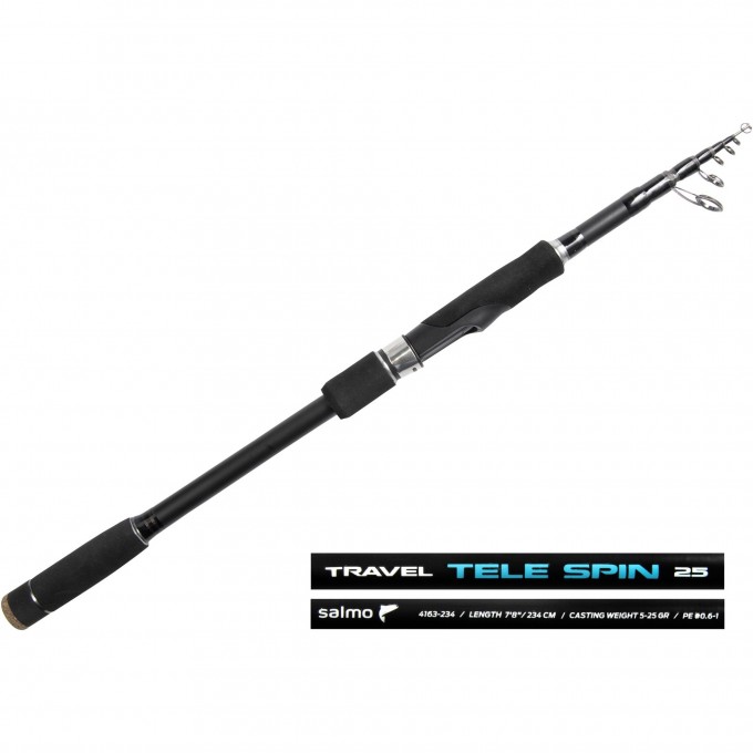 Спиннинг телескопический SSALMO ELITE TRAVEL TELE SPIN 25 2.34 4163-234 Спиннинг телескопический SSALMO ELITE TRAVEL TELE SPIN 25 2.34 4163-234