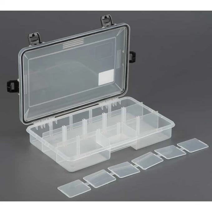 Коробка рыболовная водонепроницаемая SALMO Waterproof 360х230х52 1501-06 Коробка рыболовная водонепроницаемая SALMO Waterproof 360х230х52 1501-06