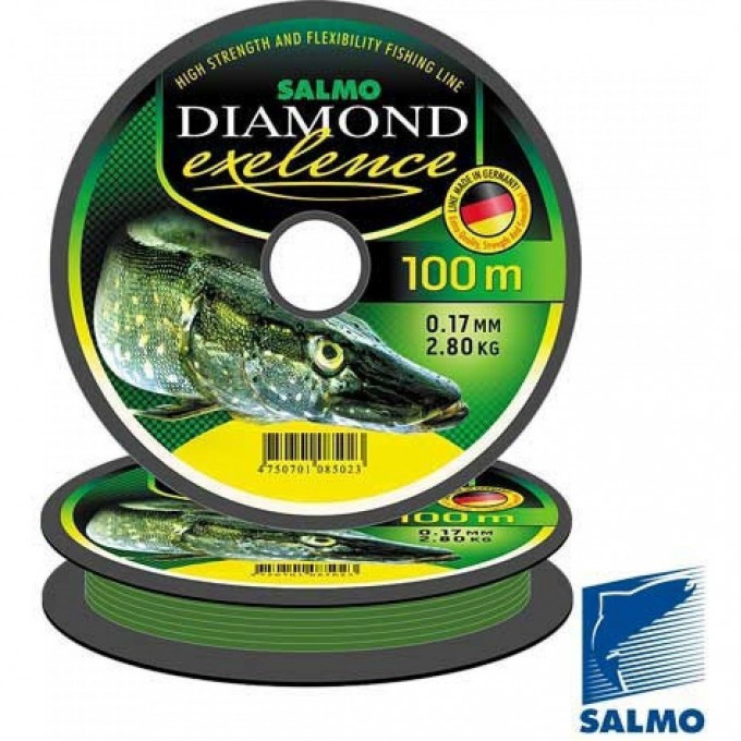 Леска монофильная SALMO Diamond Exelence 100/025 4027-025 Леска монофильная SALMO Diamond Exelence 100/025 4027-025