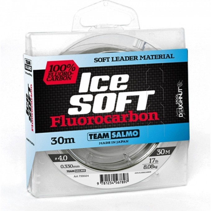 Леска монофильная Team SALMO Ice Soft Fluorocarbon 030/020 TS5024-020 Леска монофильная Team SALMO Ice Soft Fluorocarbon 030/020 TS5024-020