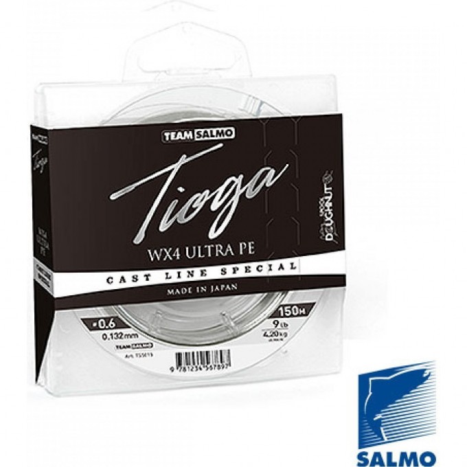 Леска плетёная Team SALMO Tioga Silver Grey 150/024 TS5015-024 Леска плетёная Team SALMO Tioga Silver Grey 150/024 TS5015-024